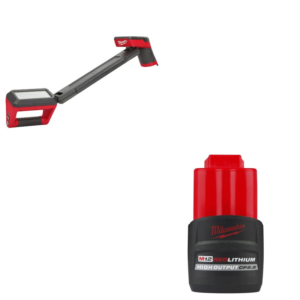 Milwaukee 2126-20 M12 Underbody Light Kit w/ FREE 48-11-2425 M12 Battery Pack