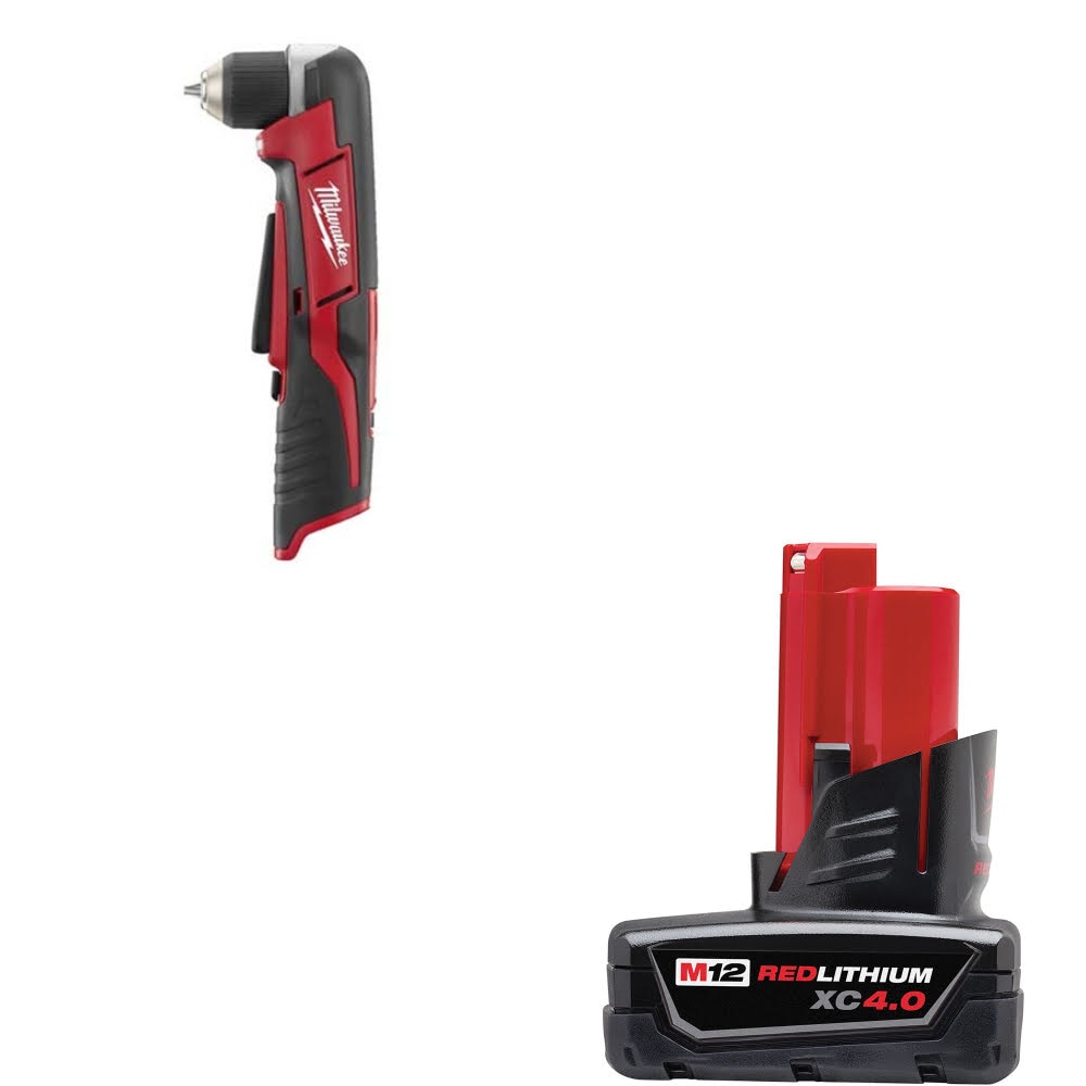 Milwaukee 2415-20 M12 3/8" Drill Driver W/ 48-11-2440 M12 XC4.0 Battery Pack
