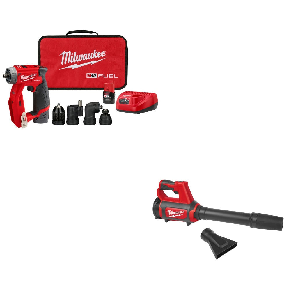 Milwaukee 2505-22 Drill/Driver Kit W/ FREE 0852-20 Spot Blower