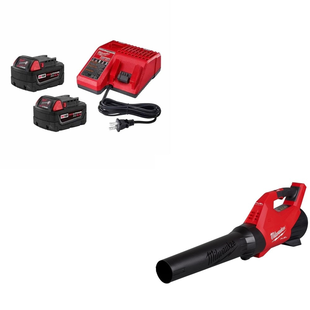 Milwaukee 48-59-1852B M18 5Ah 2pk Starter W/ FREE 3017-20 Blower