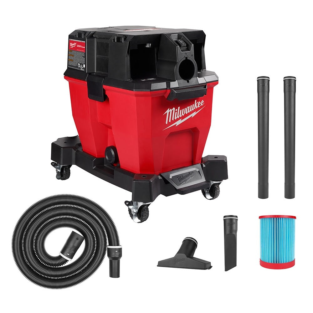 Milwaukee 0920-80 M18 FUEL 9 Gallon Dual-Battery Wet/Dry Vacuum, Bare Tool (Reconditioned)