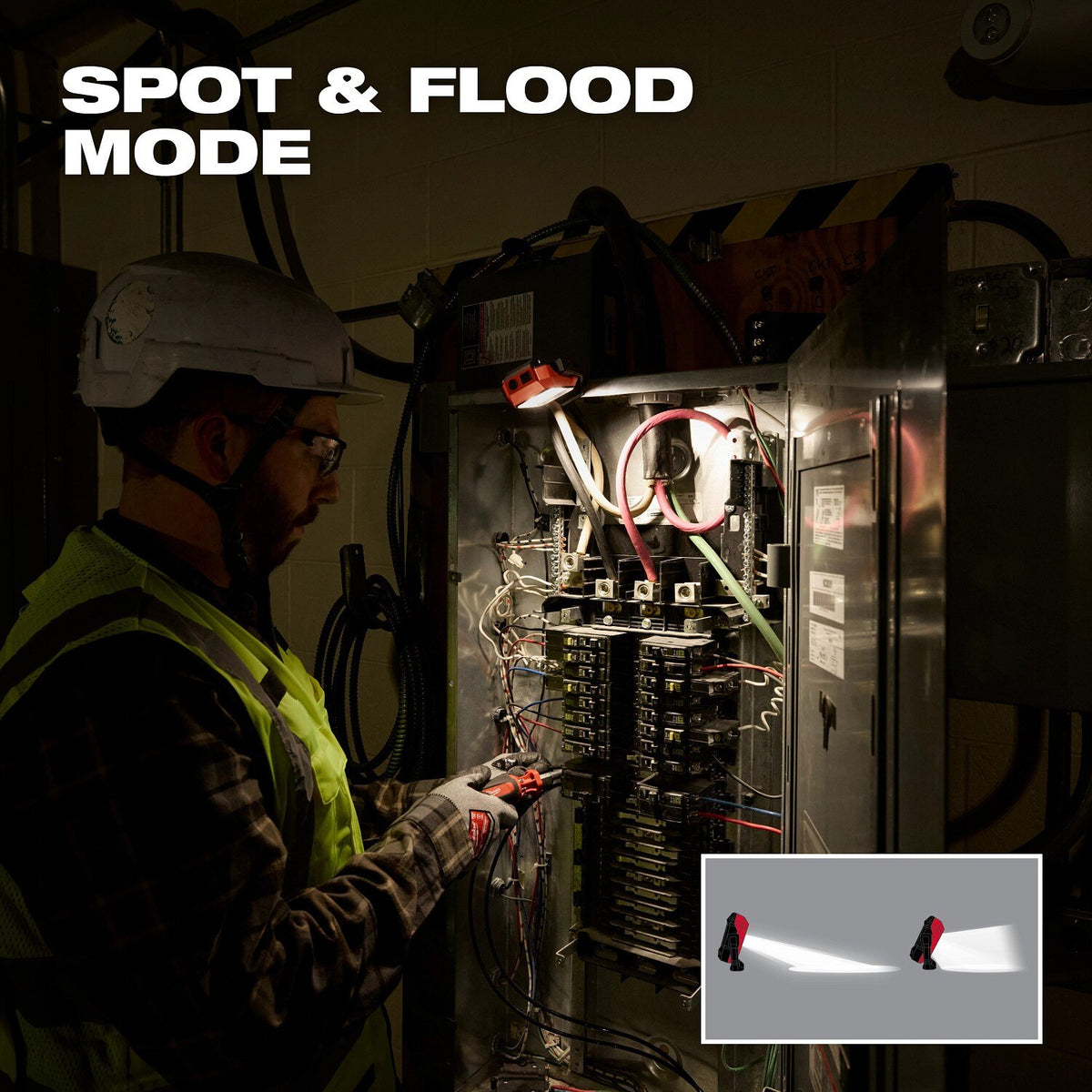 Milwaukee 2015R Rechargeable Pivoting Task Light with Spot Mode 600-Lumen USB-C Rechargeable - 8
