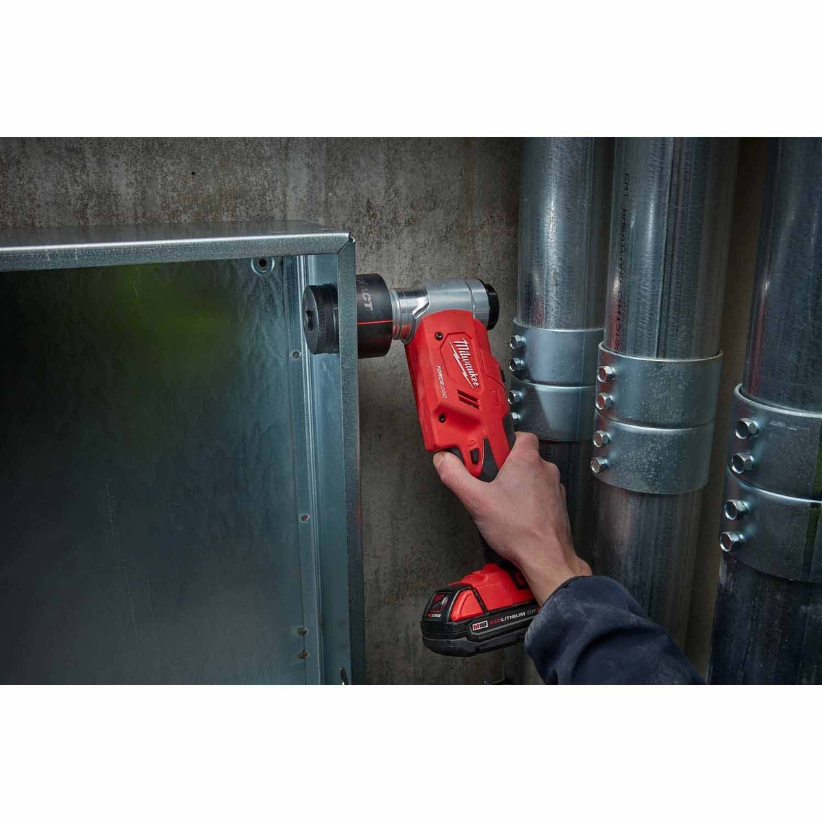 Milwaukee 2677-04 M18 FORCE LOGIC 6T Knockout Tool 1/2" - 4" - 8