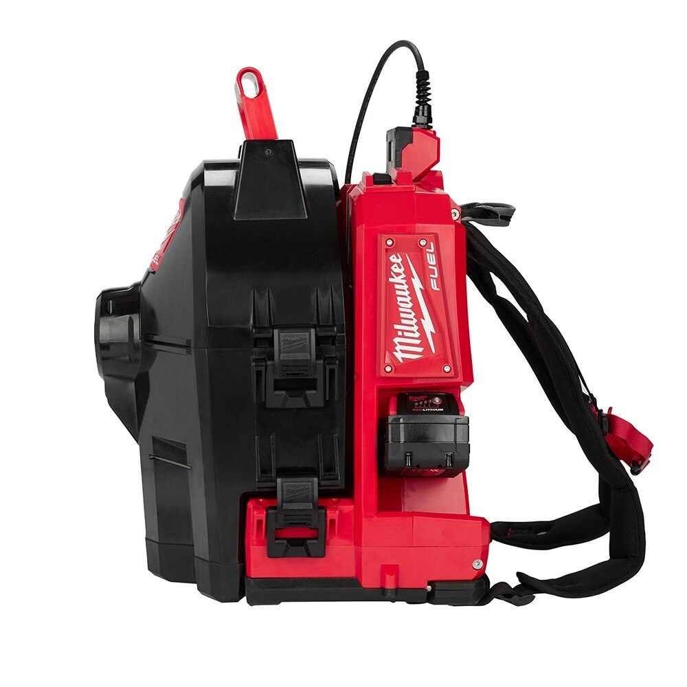 Milwaukee 2775-211 M18 Fuel Switch Pack Sectional Drum System Drain Cleaner - 4
