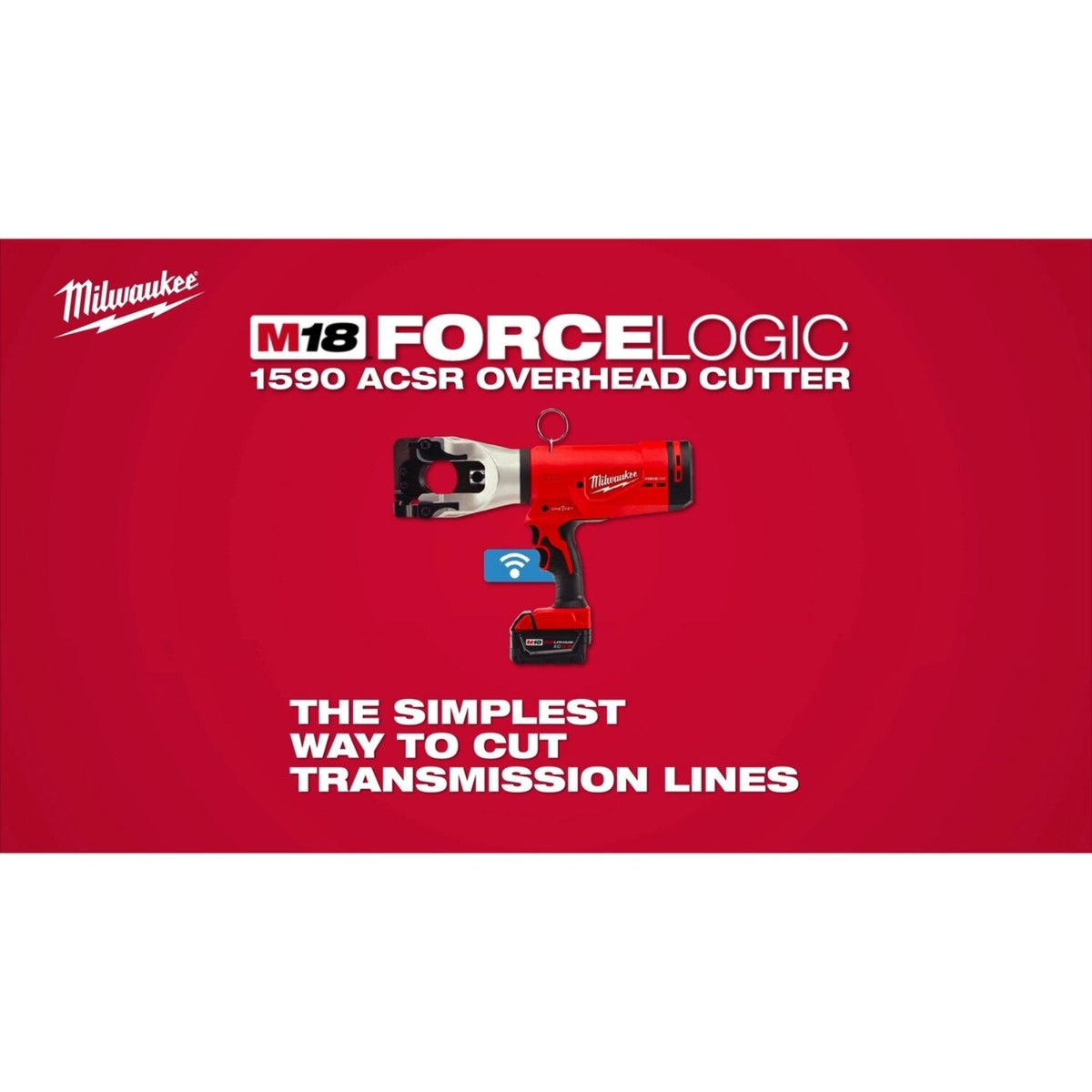 Milwaukee 2777-20 M18 FORCE LOGIC 1590 ACSR Cable Cutter Tool Only - 3