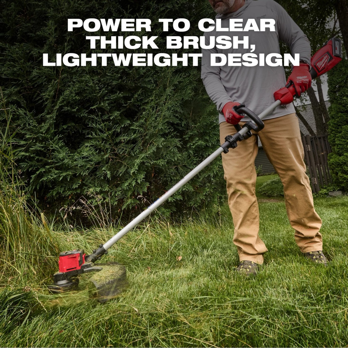 Milwaukee 2828-20E M18 Brushless String Trimmer Tool-Only, 16 in. Cutting Swath - 4