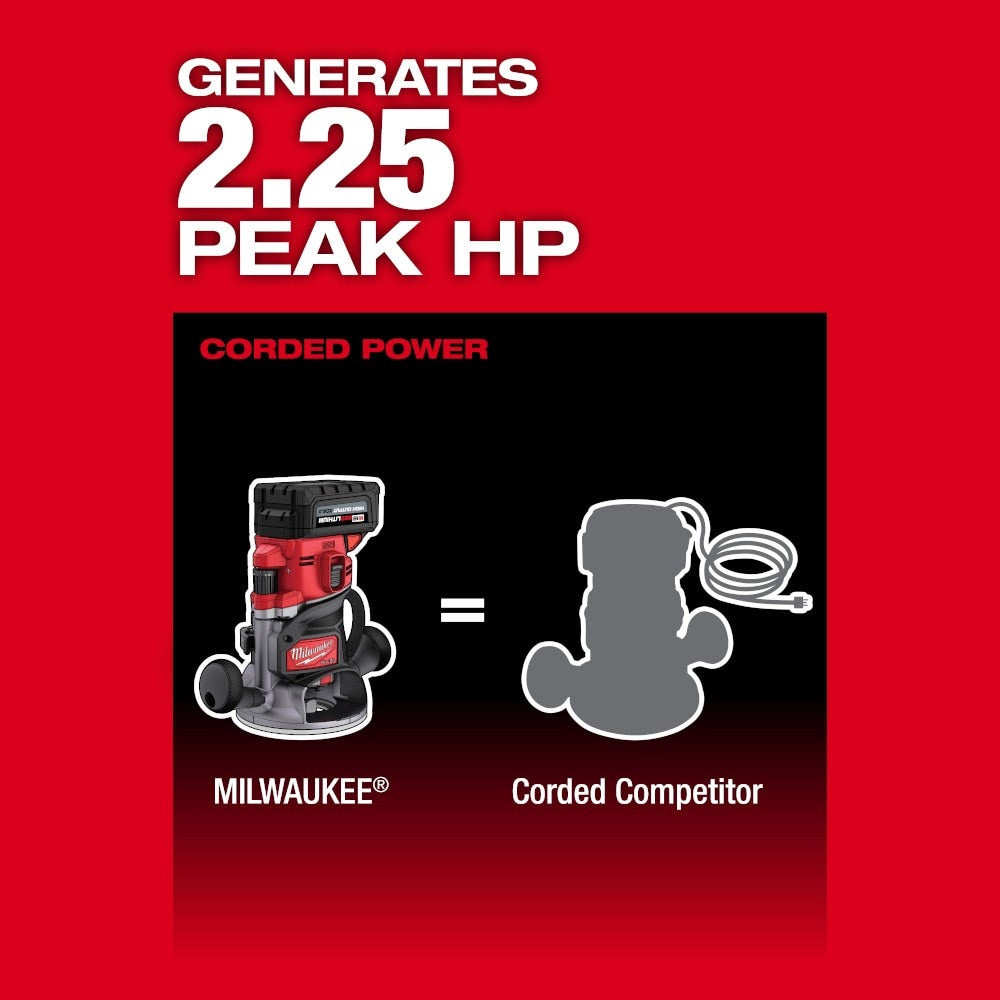 Milwaukee 2838-20 M18 FUEL 1/2" Router - 5