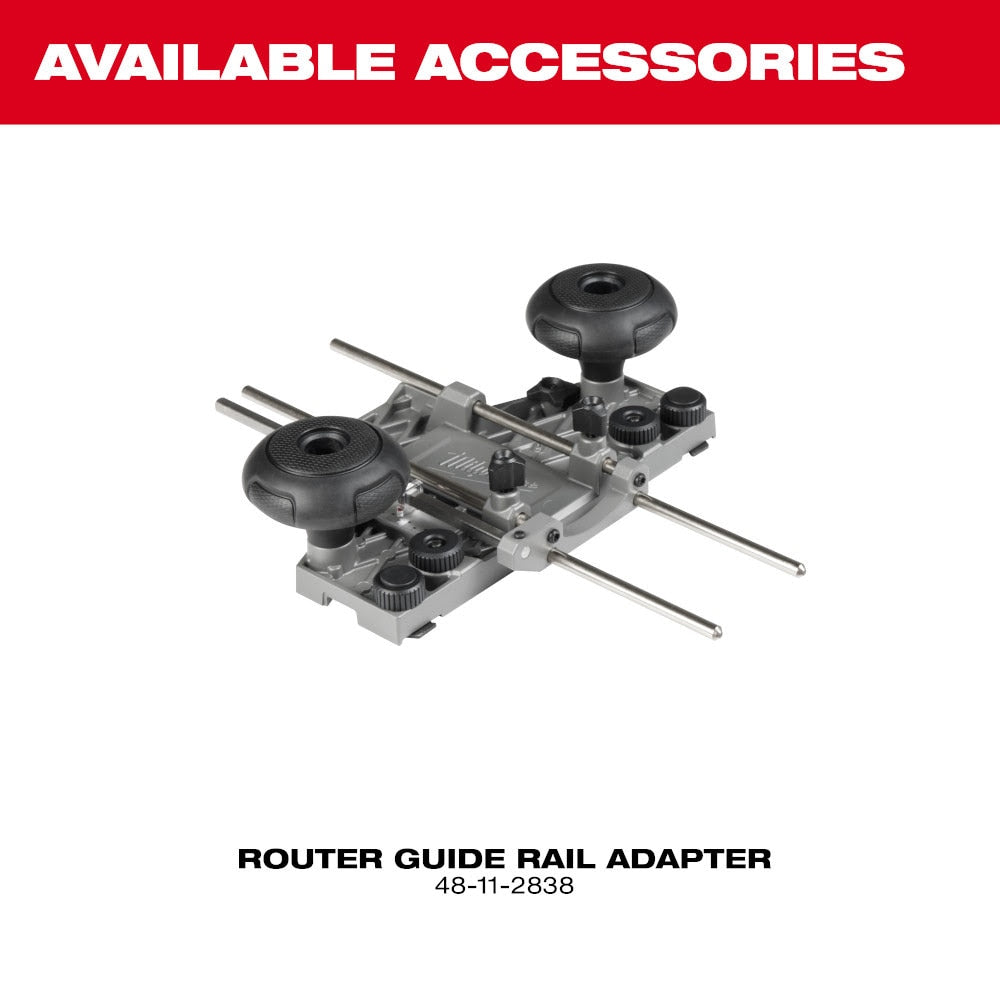 Milwaukee 2838-21 M18 FUEL 1/2" Router Kit - 12