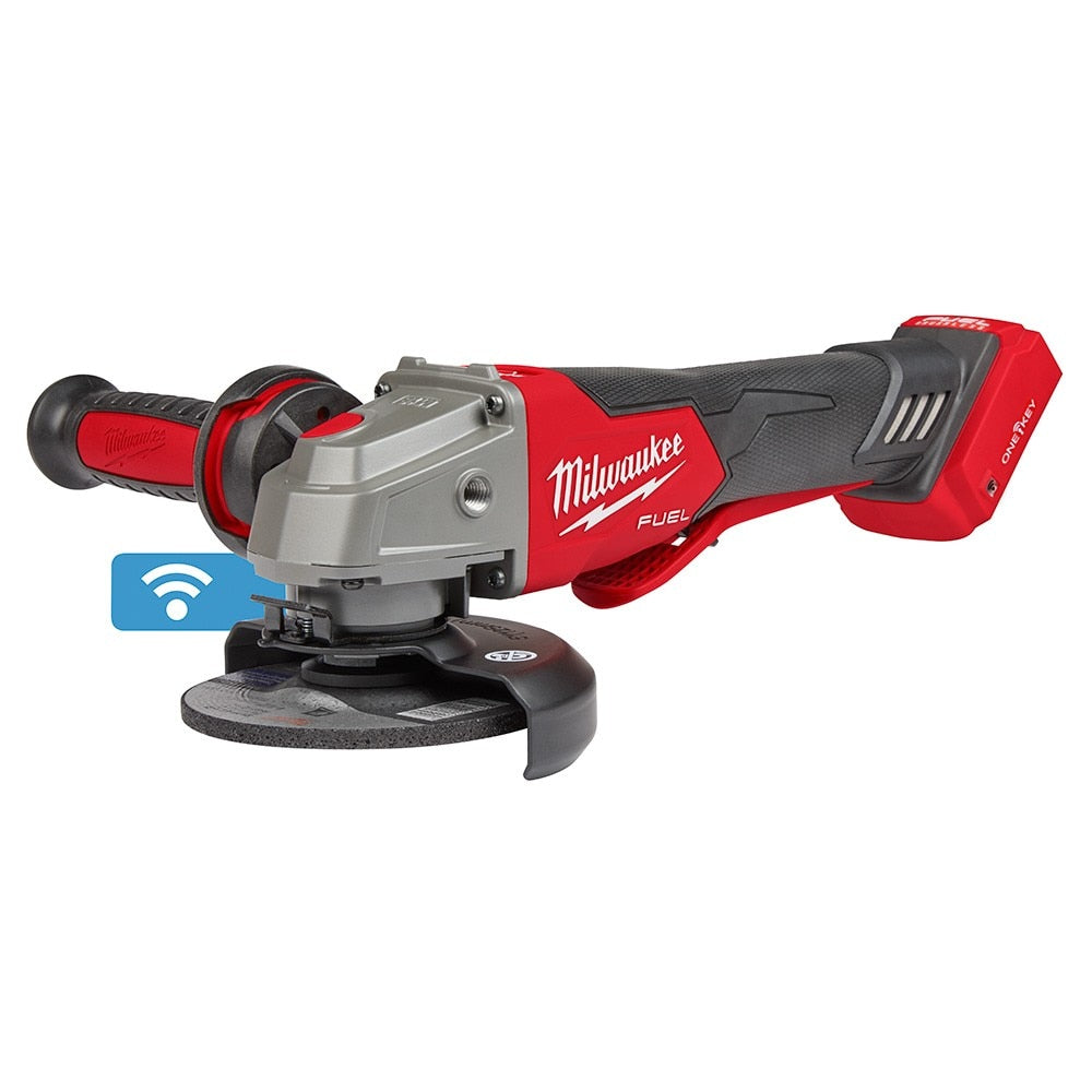 Milwaukee 2882-20 M18 FUEL™ 4-1/2" / 5" Braking Grinder w/ ONE-KEY™ Paddle Switch, No-Lock - 12
