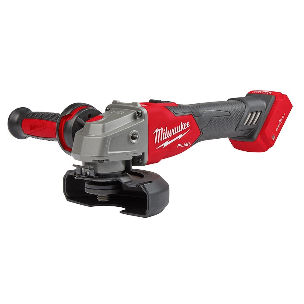 Milwaukee 2883-20 M18 FUEL™ 4-1/2" / 5" Braking Grinder w/ ONE-KEY™ Slide Switch, Lock-On - 6