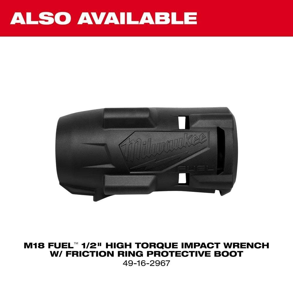 Milwaukee 2967-80 M18 FUEL 1/2" High Torque Impact Wrench with Friction Ring (Reconditioned) - 5