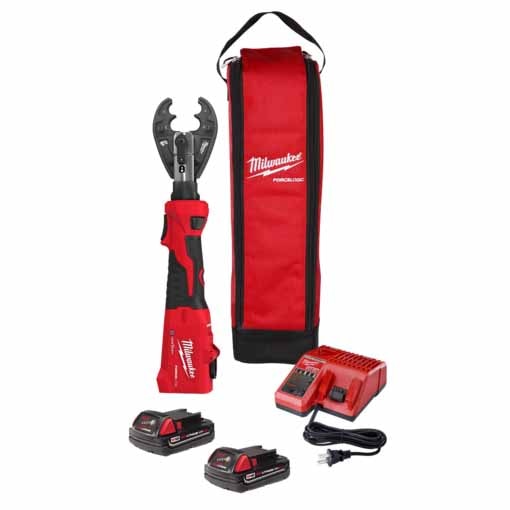 Milwaukee 2978-22O M18™ FORCE LOGIC™ 6T Linear Utility Crimper Kit w/ O-D3 Jaw (2978-220) - 6
