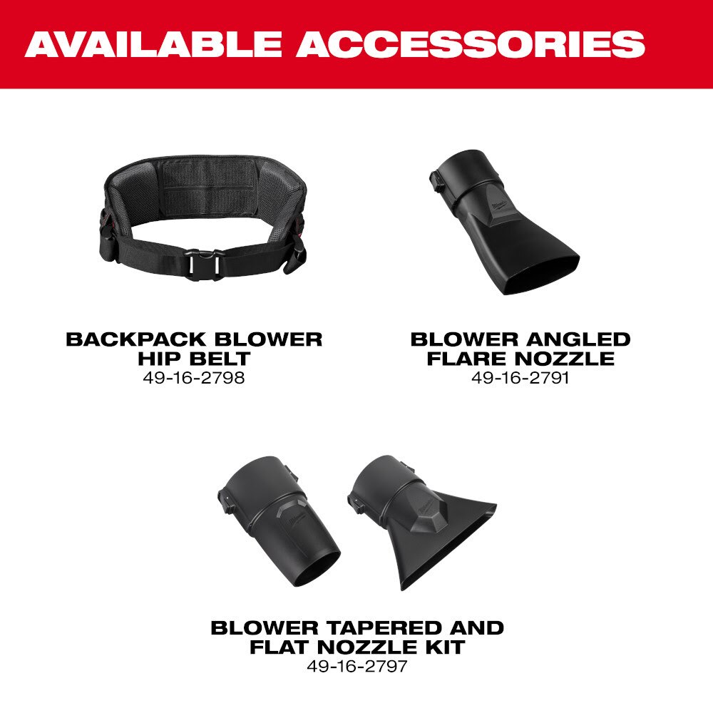Milwaukee 3009-24HD M18 FUEL Dual Battery Backpack Blower Kit - 15