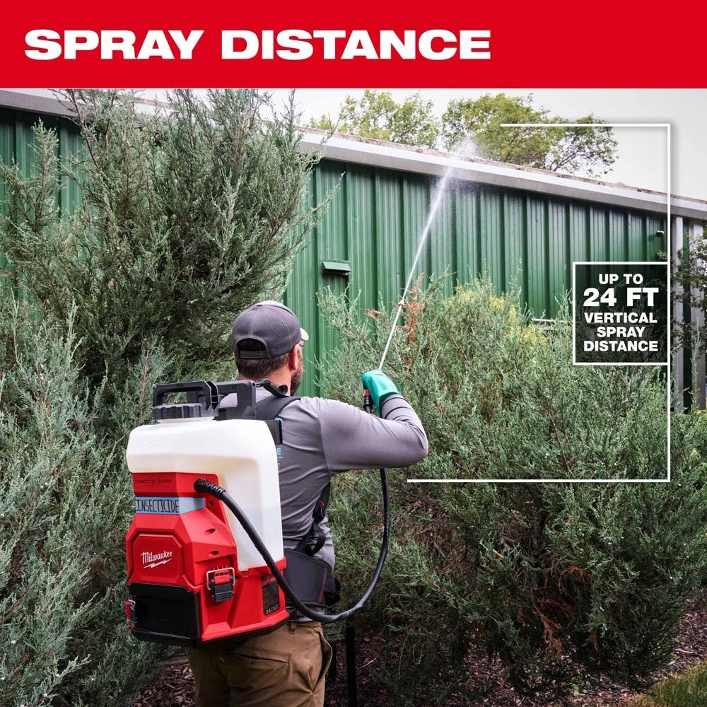 Milwaukee 3019-21PS M18 4-Gallon Backpack Sprayer with SWITCH TANK Kit (1 Kit) - 5