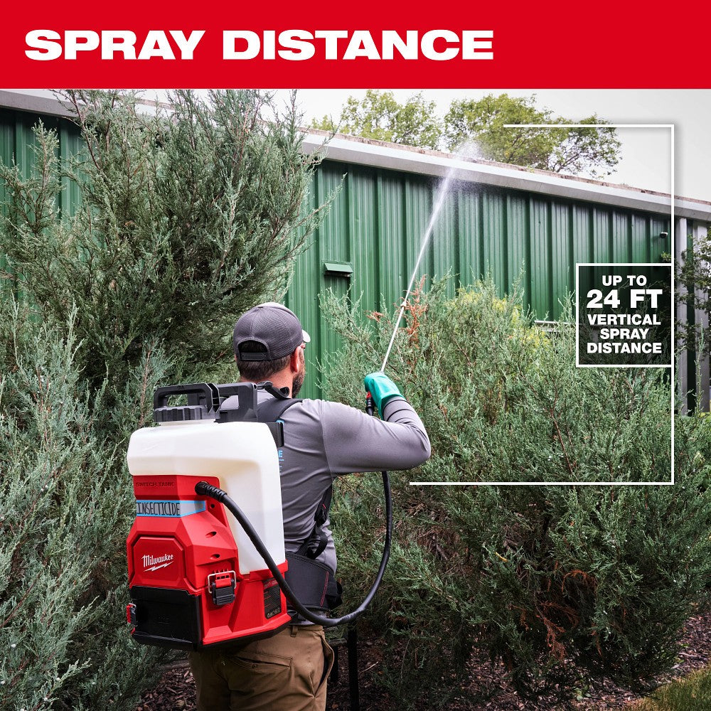 Milwaukee 3019-21PS M18 4-Gallon Backpack Sprayer with SWITCH TANK Kit (1 Kit) - 9
