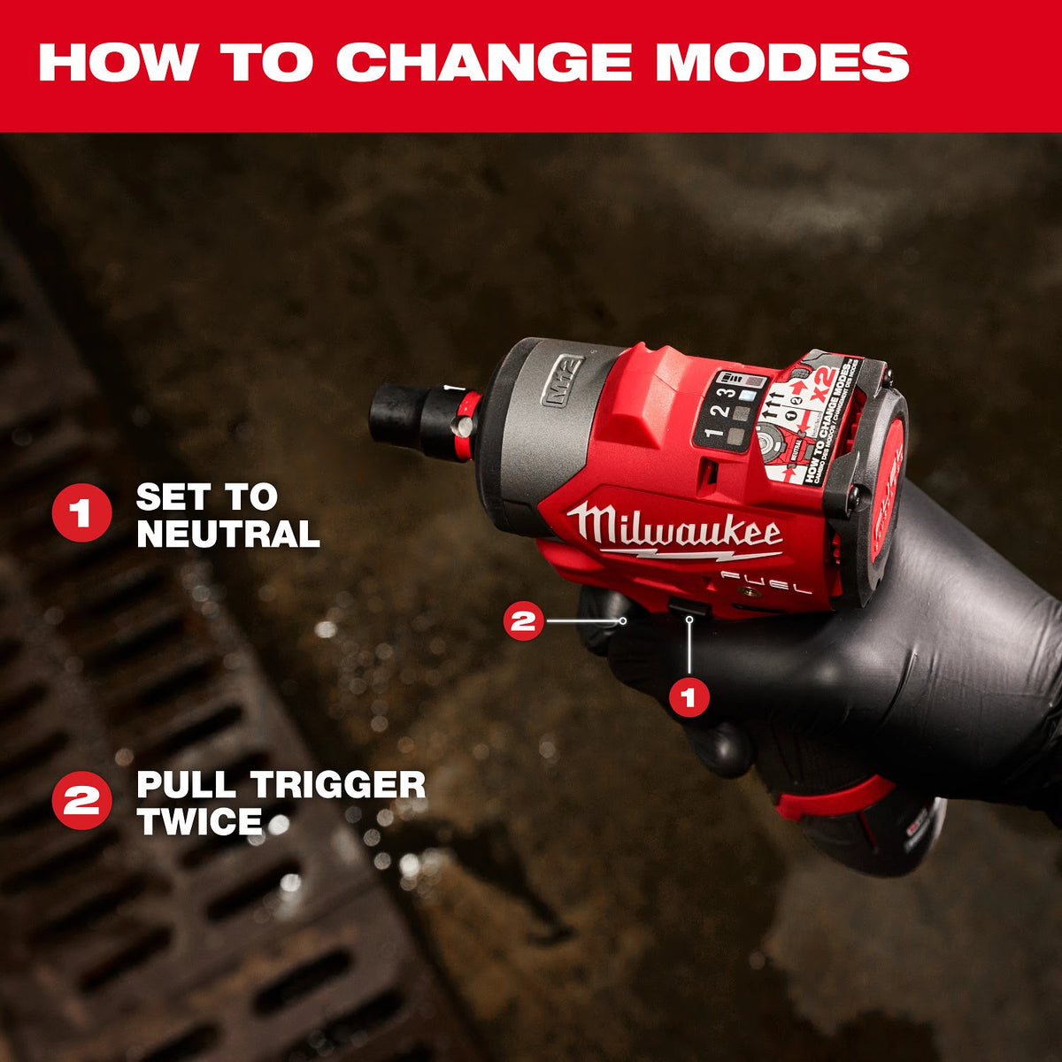 Milwaukee 3049-20 M12 FUEL 3/8" Subcompact Impact Wrench with Friction Ring - 10
