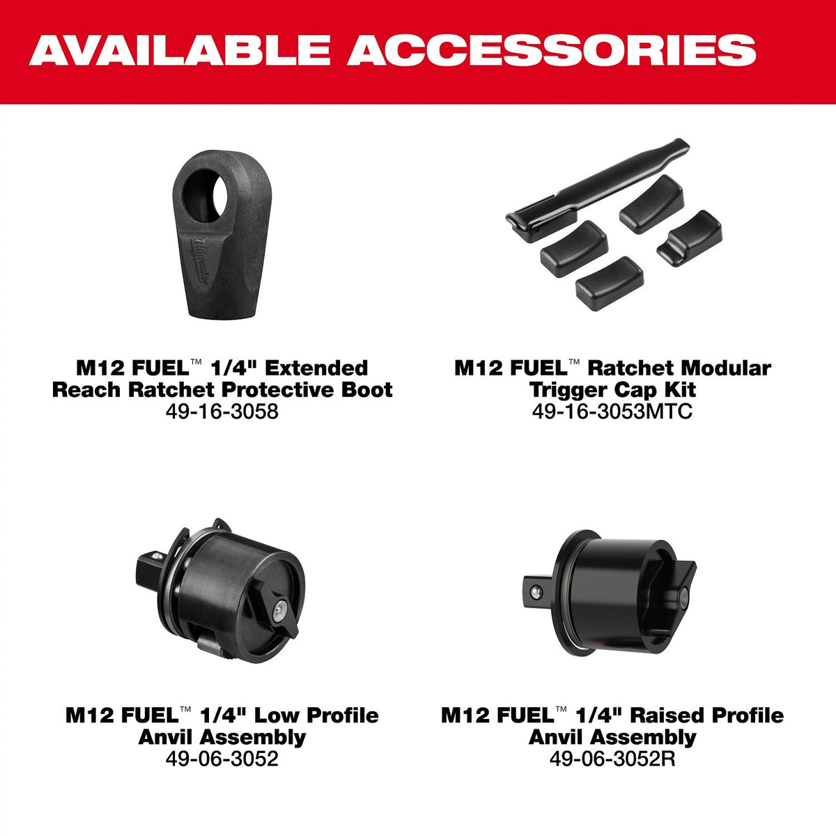 Milwaukee 3058-20 M12 FUEL 1/4" Extended Reach Cordless Ratchet Tool Only - 13