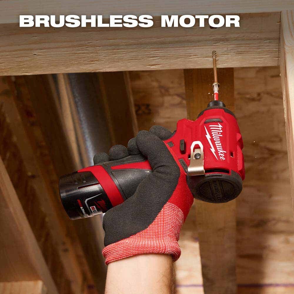 Milwaukee 3450-20 M12 Subcompact Brushless 1/4" Hex Impact Driver - 7