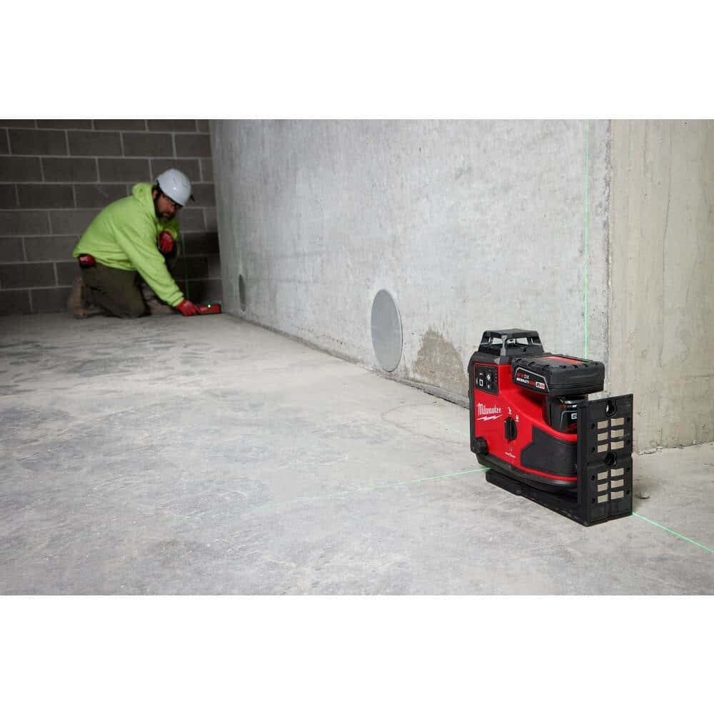 Milwaukee 3642-21 M12 Green 360 3-Plane Laser with Automatic Alignment and Receiver Kit (M12 XC4.0 Battery) - 6
