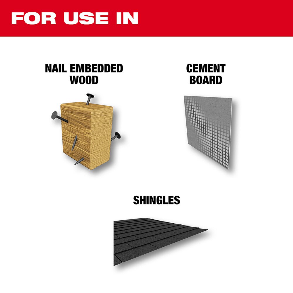 Milwaukee 48-00-5221 AX Sawzall Blade With Carbide Teeth, 6" 5T - 3