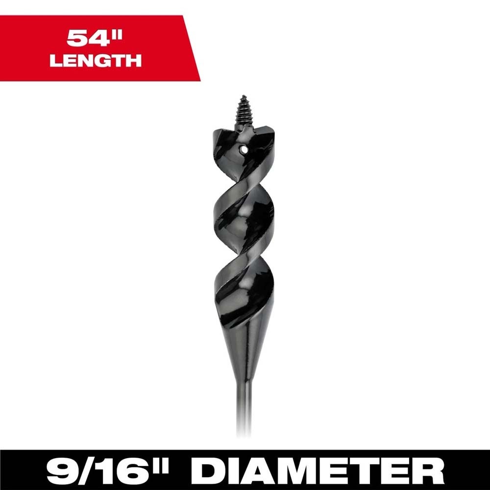 Milwaukee 48-13-8256 Flexible Cable Auger Bit for Wood Drilling - 2