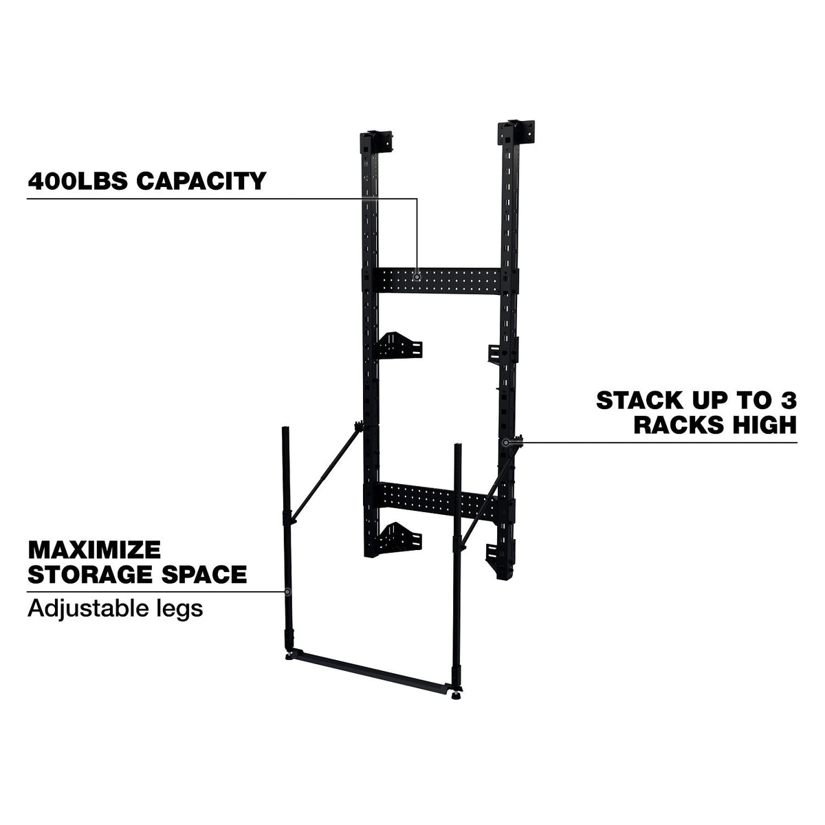 Milwaukee 48-21-8010 PACKOUT Rack Frame for Modular Storage System - 2