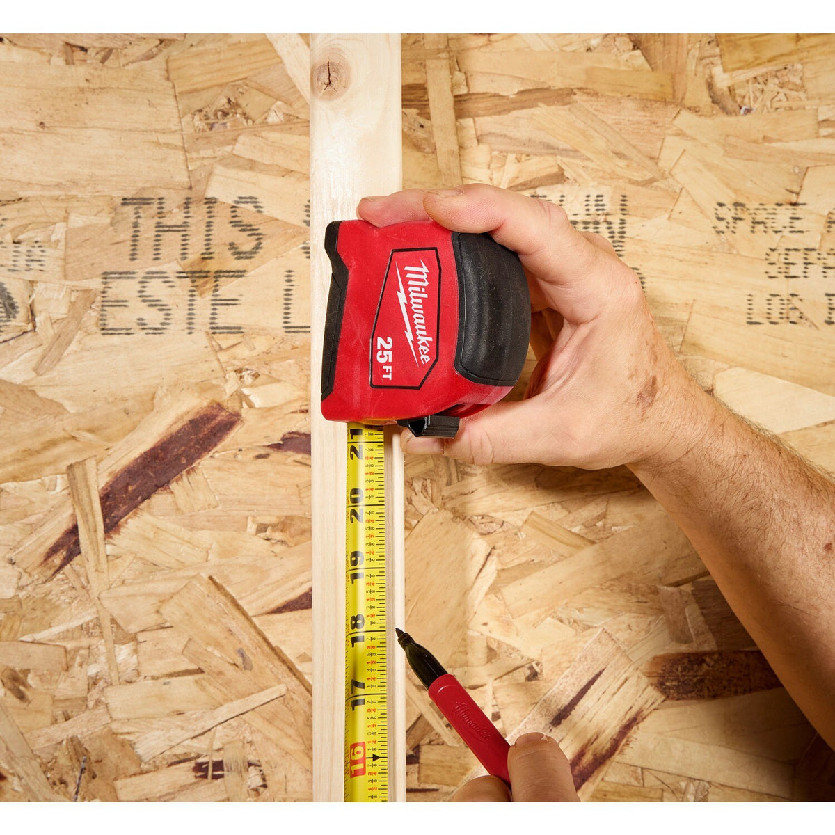 Milwaukee 48-22-0825 25' Tape Measure with Fractional Scale and 11' Reach - 4