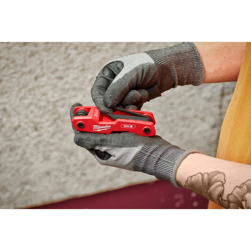 Milwaukee 48-22-2181 9-Key Folding Hex Key Set - SAE - 3