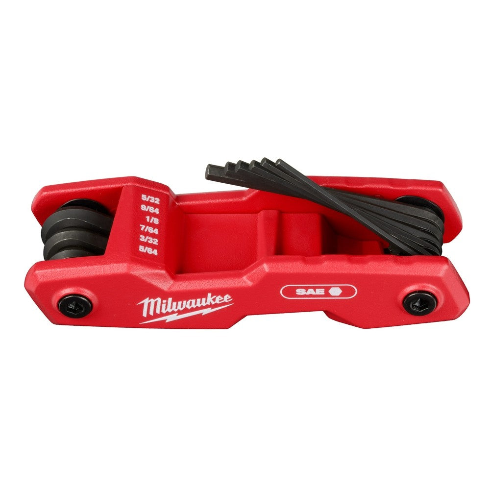 Milwaukee 48-22-2181 9-Key Folding Hex Key Set - SAE - 7
