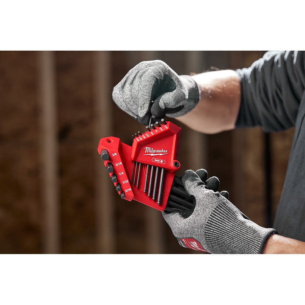 Milwaukee 48-22-2186 9-Key Ball End L-Key Set - Metric - 4