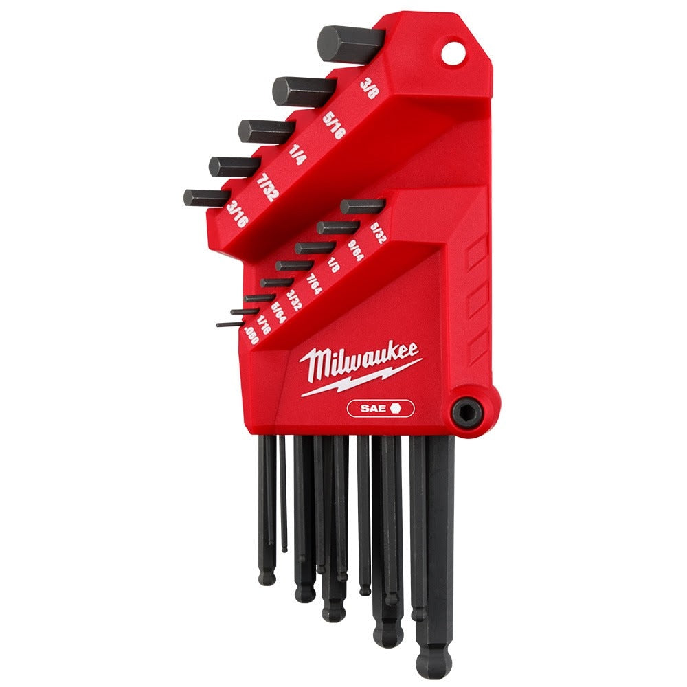 Milwaukee 48-22-2186 9-Key Ball End L-Key Set - Metric - 8