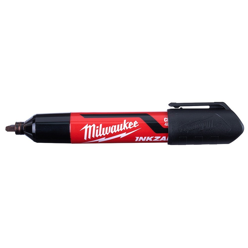 Milwaukee 48-22-3250 INKZALL 3PC Large Chisel Tip Black Marker - 3