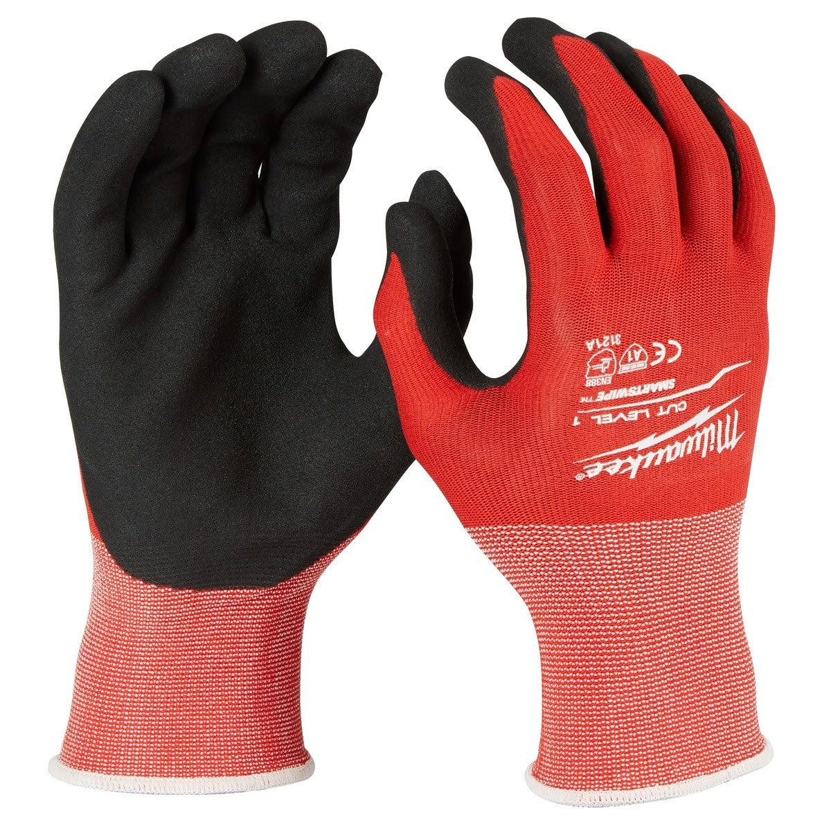 Milwaukee 48-22-8902E Cut Level 1 Nitrile Dipped Work Gloves, Large