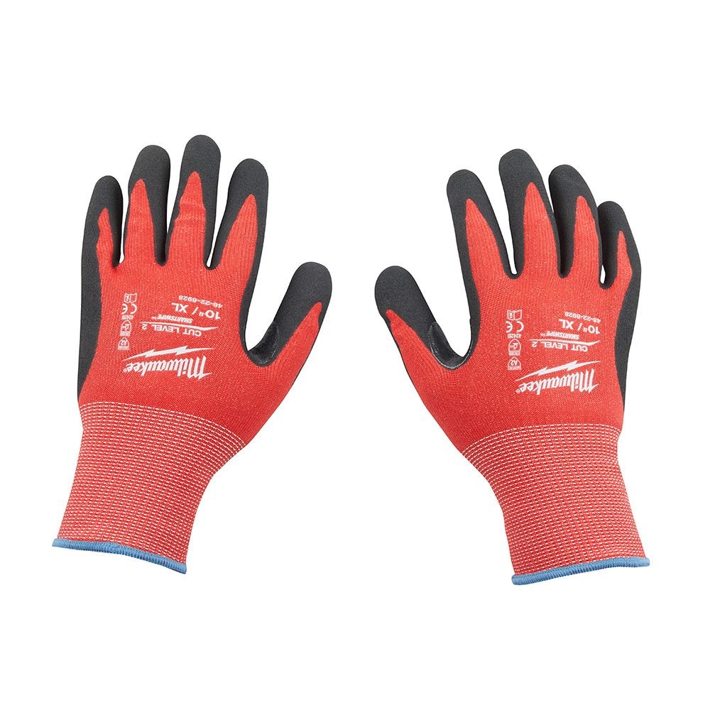 Milwaukee 48-22-8928B Cut Level 2 Nitrile Dipped Gloves - Extra Large - Bulk 12PK - 2
