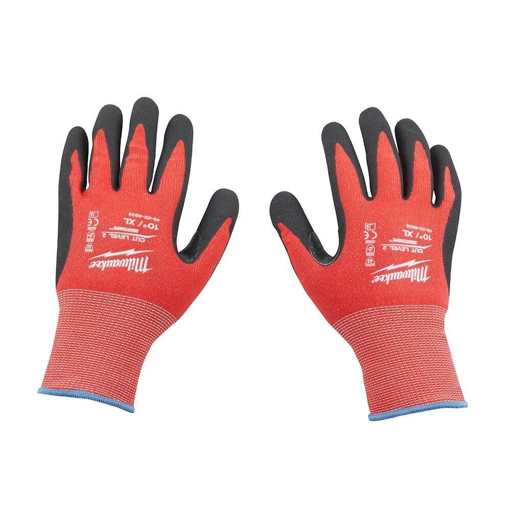 Milwaukee 48-22-8928B Cut Level 2 Nitrile Dipped Gloves - Extra Large - Bulk 12PK - 2