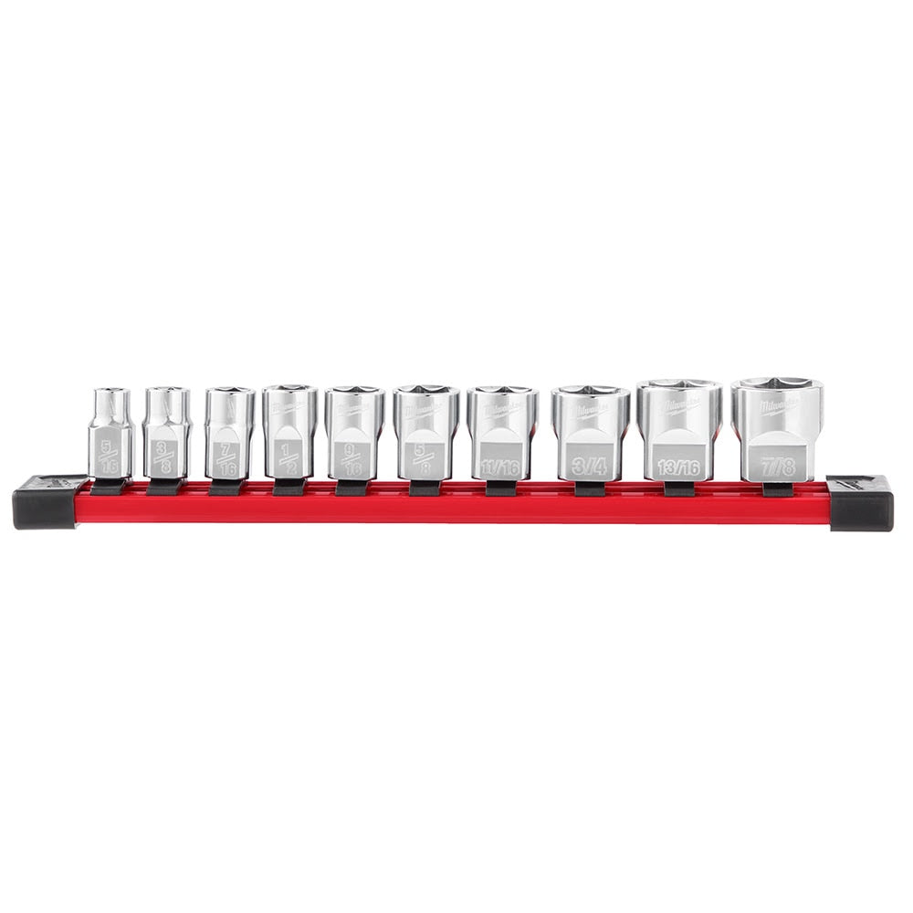 Milwaukee 48-22-9403 3/8" Drive 10pc Socket Set - SAE