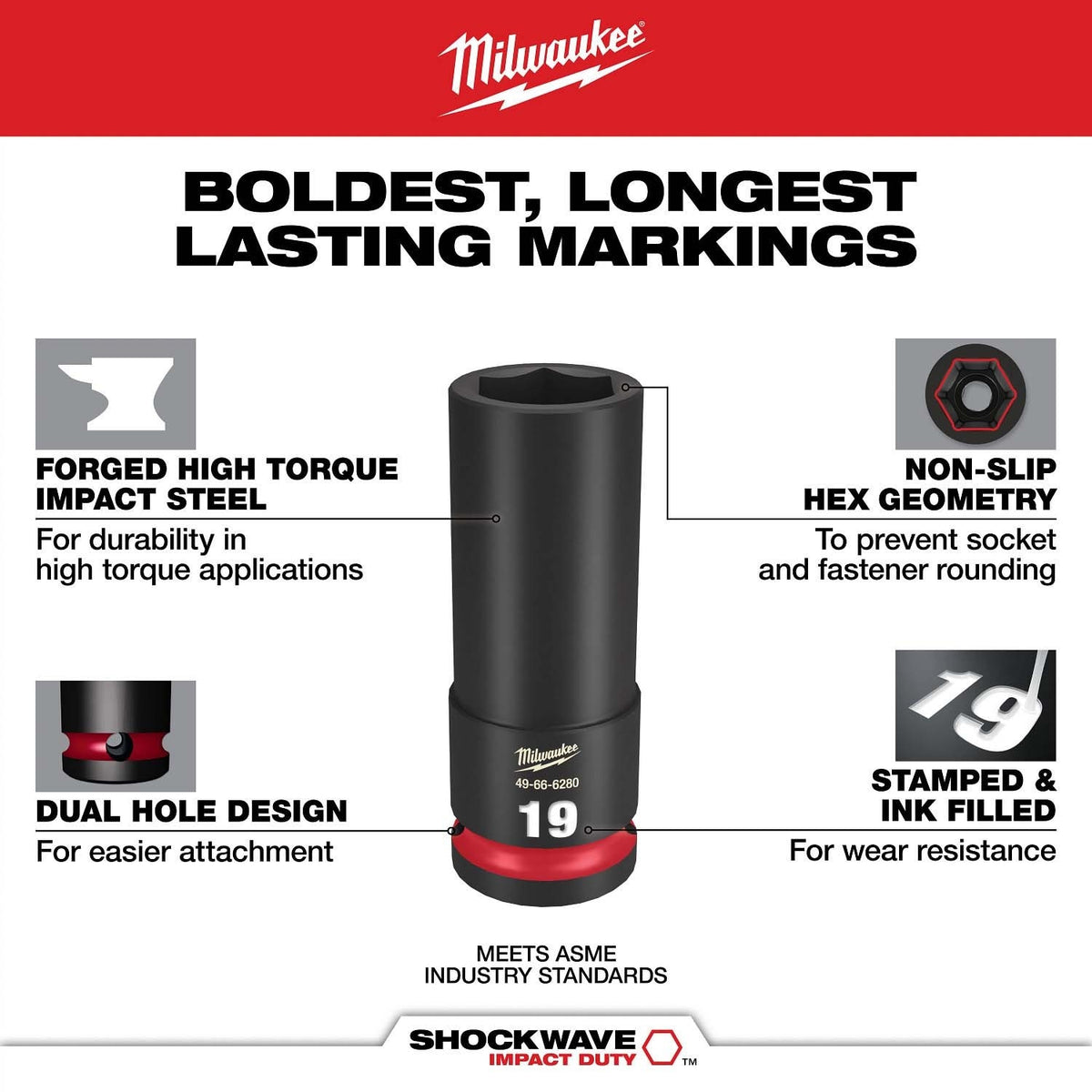 Milwaukee 48-22-9490 242pc. 1/4”, 3/8”, & 1/2” Drive Metric & SAE Ratchet & Socket Set - 2