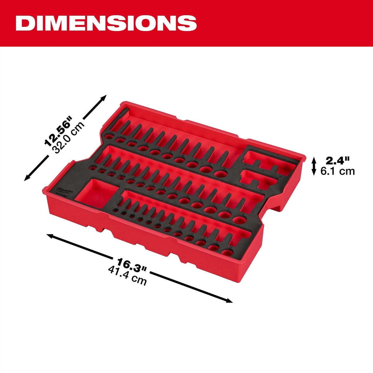 Milwaukee 48-22-9490 242pc. 1/4”, 3/8”, & 1/2” Drive Metric & SAE Ratchet & Socket Set - 6