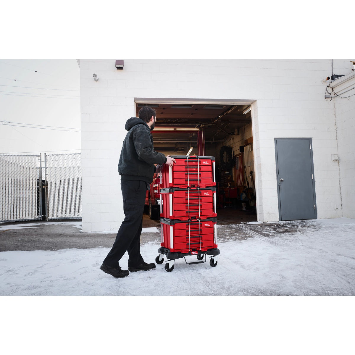 Milwaukee 48-22-9492 60pc. Metric & SAE Combination Wrench Set with PACKOUT 4 Drawer Tool Box - 5