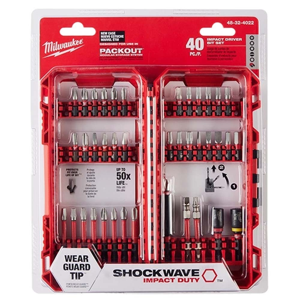 Milwaukee 48-32-4022 SHOCKWAVE Impact Duty Driver Bit Set (40 Piece) - 2