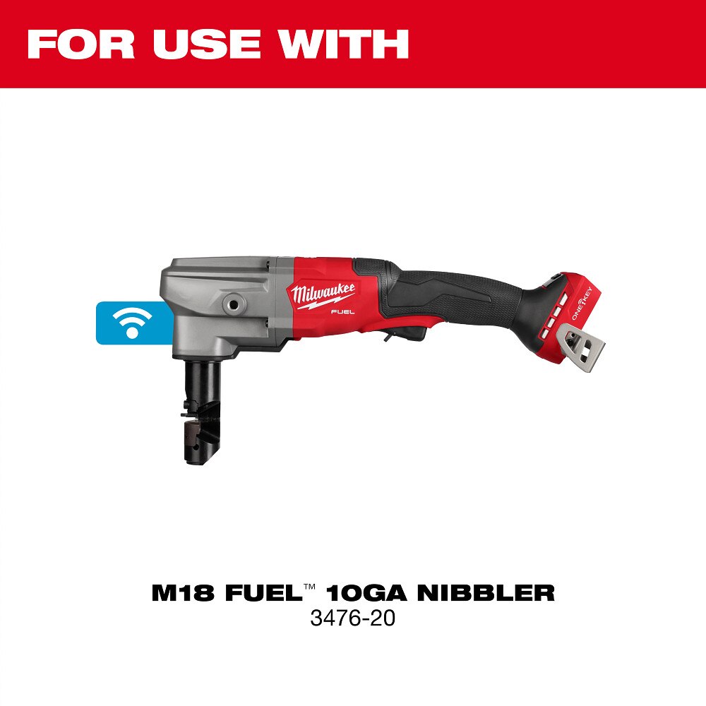 Milwaukee 48-44-0274 M18 FUEL 10Ga Nibbler Punch & Die Set - 4