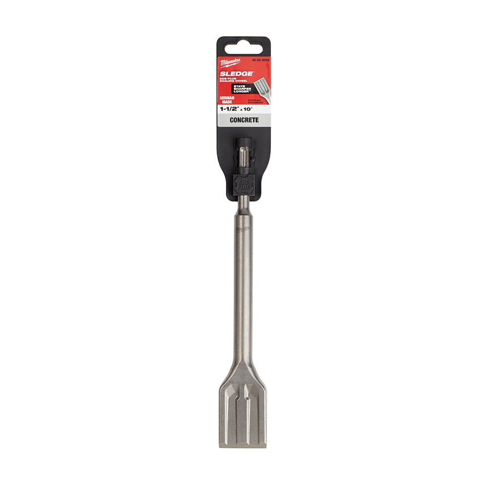 Milwaukee 48-62-6056 SDS-PLUS 1-1/2" x 10" Scaling Chisel Bit - 5