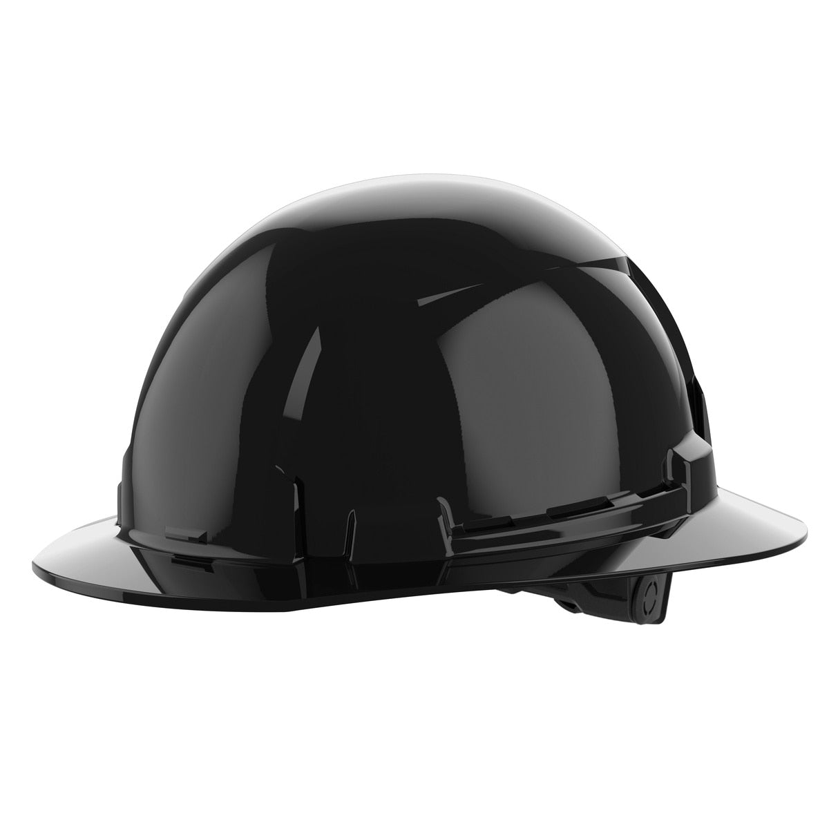 Milwaukee 48-73-1131 Black Full Brim Hard Hat with 6PT Ratcheting Suspension – Type 1 Class E