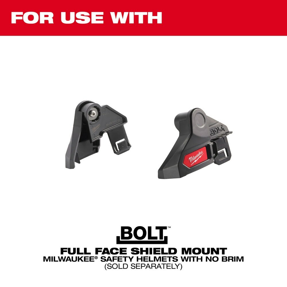 Milwaukee 48-73-1435 10pk Mesh Shield Replacement (No-brim Helmet Only Mount) - 3