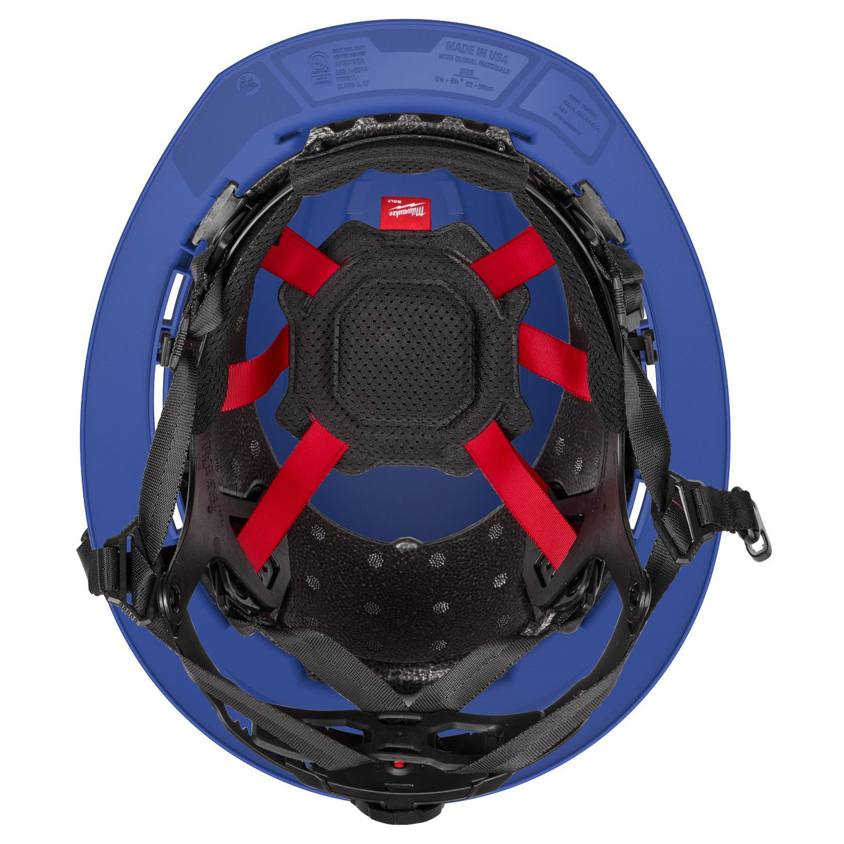 Milwaukee 48-73-1654 BOLT Blue Full Brim Vented Safety Helmet – Type 2, Class C - 2