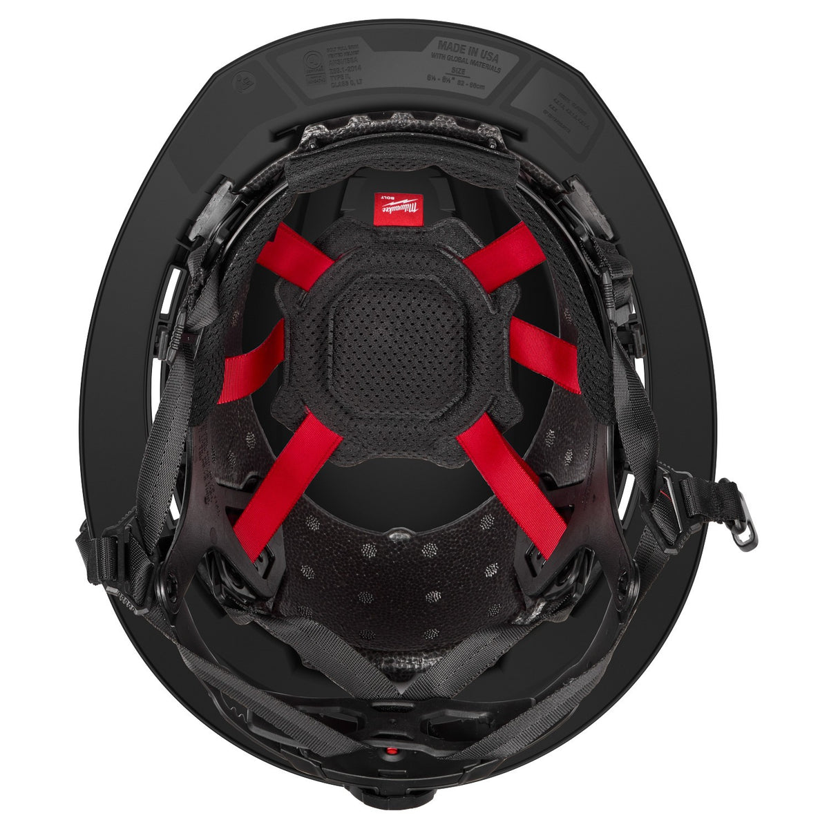 Milwaukee 48-73-1661 BOLT Black Full Brim Safety Helmet – Type 2, Class E - 2