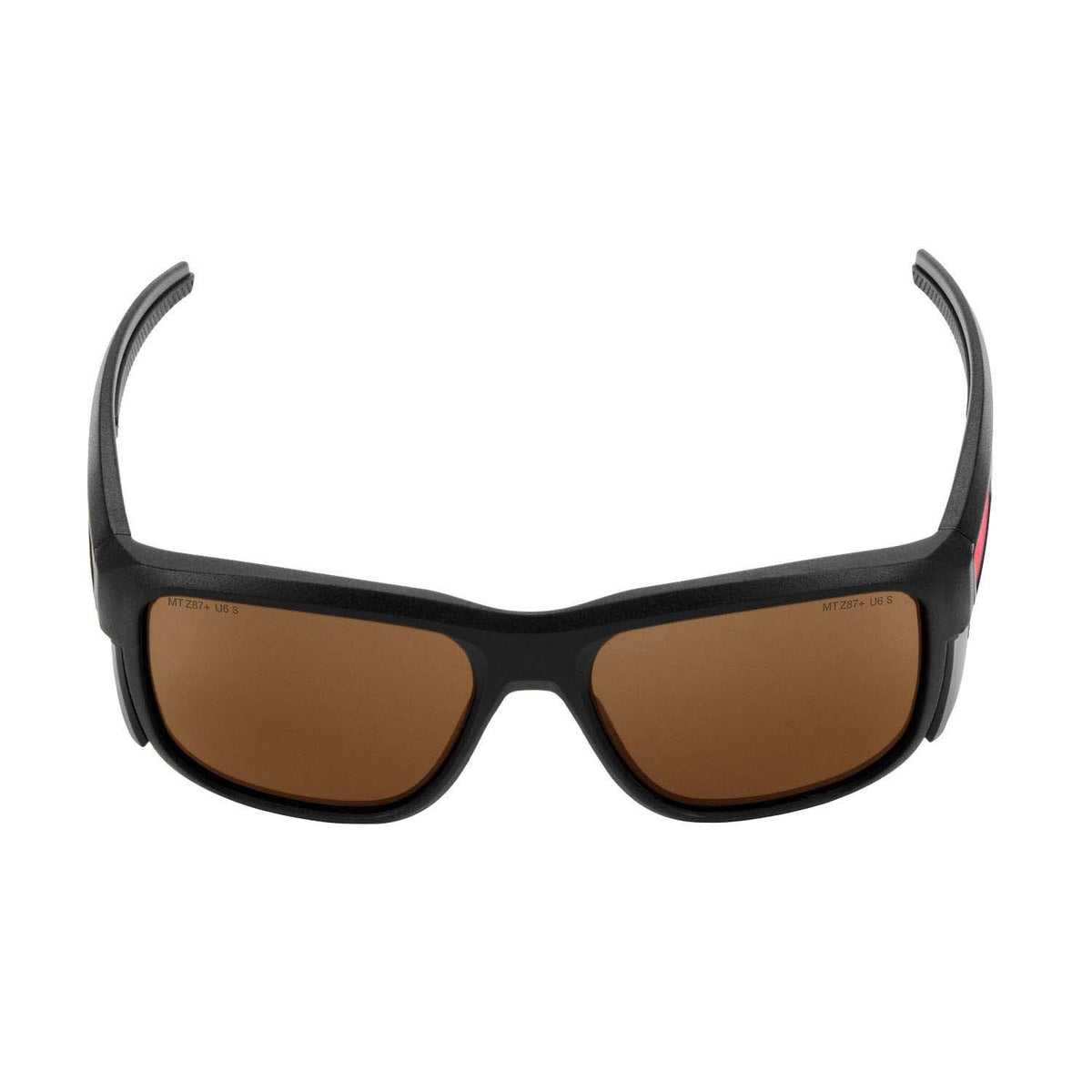Milwaukee 48-73-2516 Full Frame Safety Glasses with Removable Side Shields Brown Anti-Scratch Lenses - 5