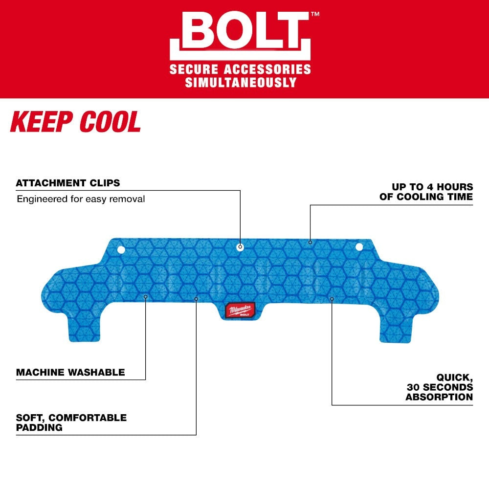 Milwaukee 48-73-4543 BOLT Safety Helmet Cooling Sweat Band - 5
