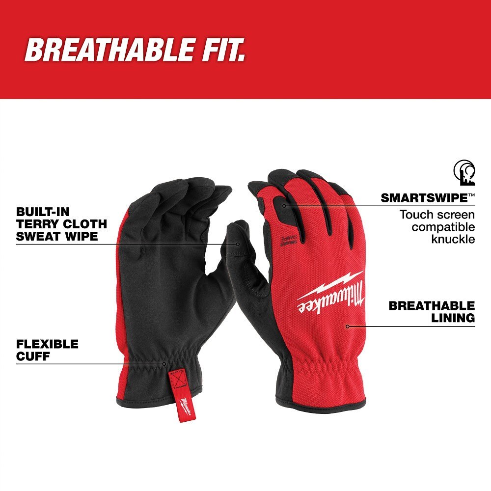 Milwaukee 48-73-8510 Lightweight Work Glove With Flexible Cuff - Small - 2
