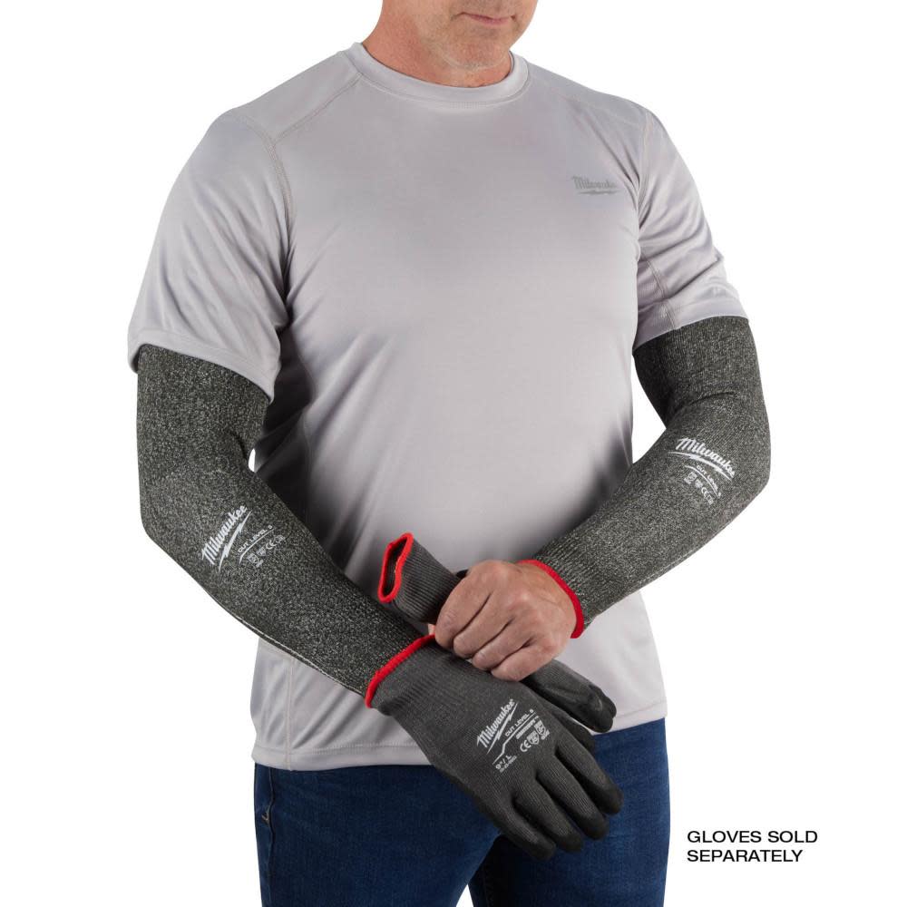 Milwaukee 48-73-9050 16" Cut Level 5 Protective Sleeves (1 Pair) - 2